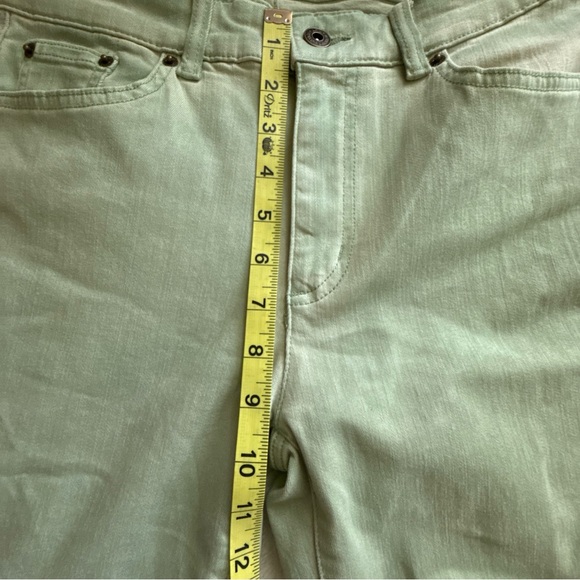 NEW Lauren Ralph Lauren Premier Skinny Ankle Light Green Jeans Size 6 - Picture 7 of 9